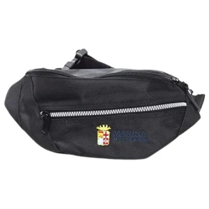 Marina Militare Marsupio in Nylon Nero Uomo