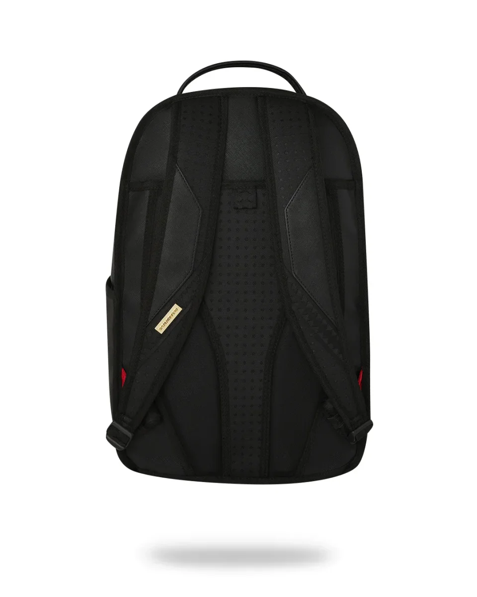 Sprayground Zaino Big Backpack Scuola City Viaggio Shark gold black - immagine 4