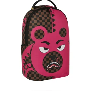 Sprayground Zaino Big Backpack Scuola City Viaggio Shark pink bear