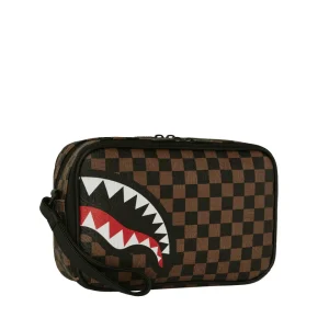 Sprayground Beauty Case necessaire Pochette Uomo Donna toiletry bag check