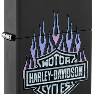 Zippo Made in USA 46677 Harley Davidson black