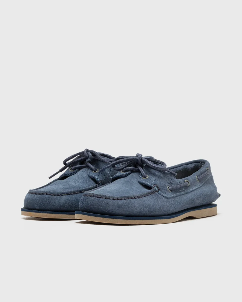Timberland Scarpa da Barca Classic Uomo Tomaia in Pelle Blu Suede - immagine 5
