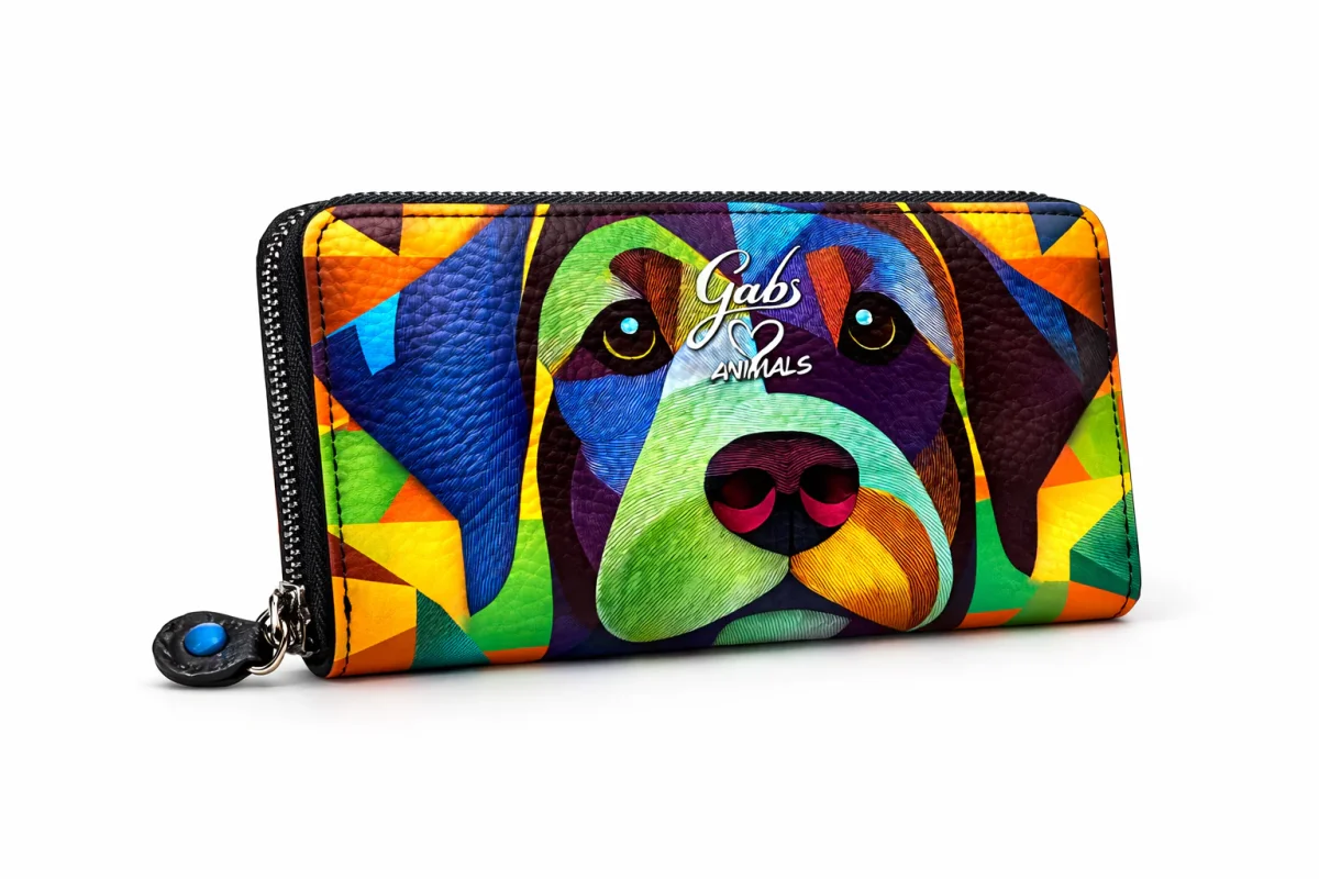 Gabs Portafoglio portamonete slot card zip around Pelle Gmoney17 Bull TRIP - BRACCO GIALLO - immagine 4