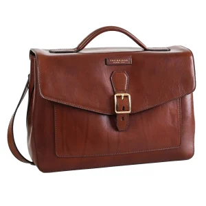 The Bridge Cartella da lavoro in Pelle Marrone Uomo 46332001