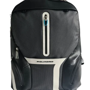 Piquadro Cabina 2 Ruote In Sintetico E Tessuto Nero Uomo