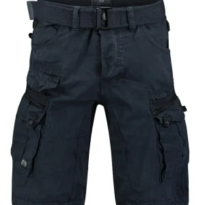 Geographical Norway Pantalone Corto Panoramique Blu Navy Uomo