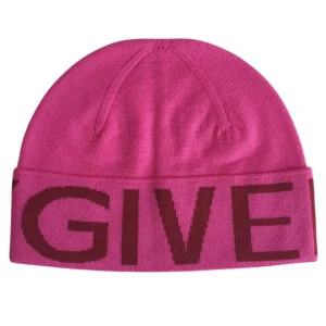 Givenchy Cappello Beanie Big Logo Lana Viola