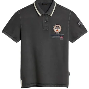 Napapijri Polo Gandy Regular Fit Cotone Grigio