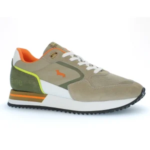 Harmont & Blaine Sneakers Pelle con Logo Bassotto Beige