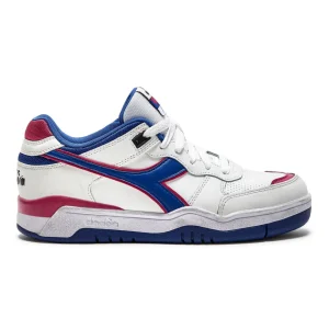 Diadora Sneakers B.56 Pelle Bianca Effetto Usato