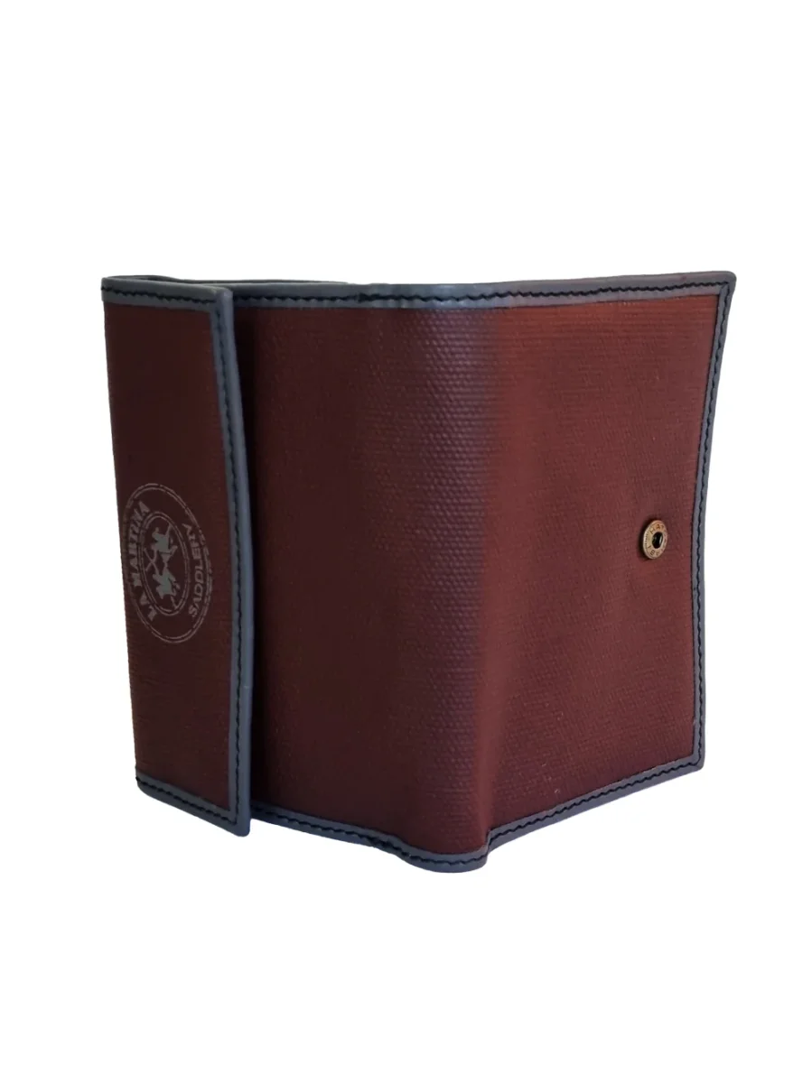 La Martina Portamonete Porta Banconote Carte Viola Donna - immagine 6