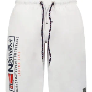 Geographical Norway Bermuda Mare Piscina Corto Bianco Uomo