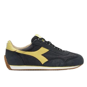 Diadora Heritage Sneakers Equipe Canvas/Pelle Stone Wash Nero