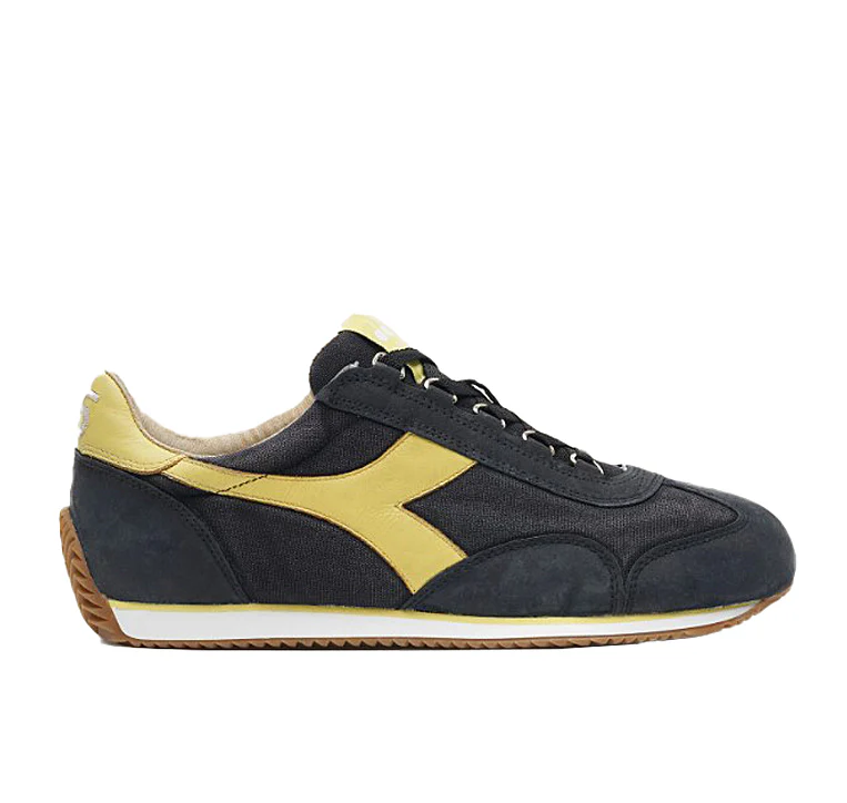 Diadora Heritage Sneakers Equipe Canvas/Pelle Stone Wash Nero
