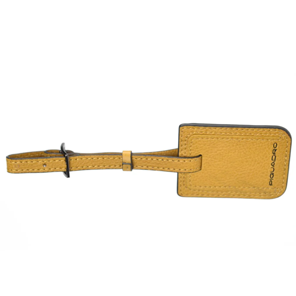 Piquadro Targhetta Porta Indirizzo Con Connequ Giallo Unisex - immagine 3