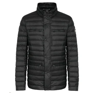 Colmar Field Jacket Imbottita in Piuma Naturale Nero