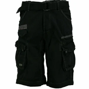 Geographical Norway Pantalone Corto Nero Uomo