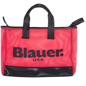 Blauer Shopping Bag Mesh Rosso Donna