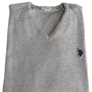 U.s. Polo Assn. Scollo V Grigio Uomo