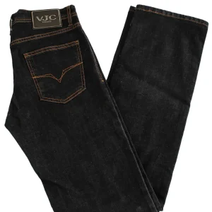 Versace Pantaloni Jeans Regular Fit Nero Uomo