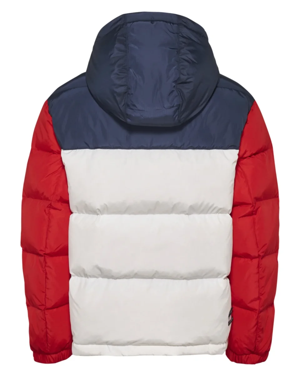 Tommy Jeans Giacca Parka Bio Riciclato Fashion Logo Hilfiger Bianco - immagine 4