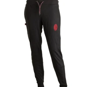 Ac Milan pantalone tuta logo rosso Nero Uomo