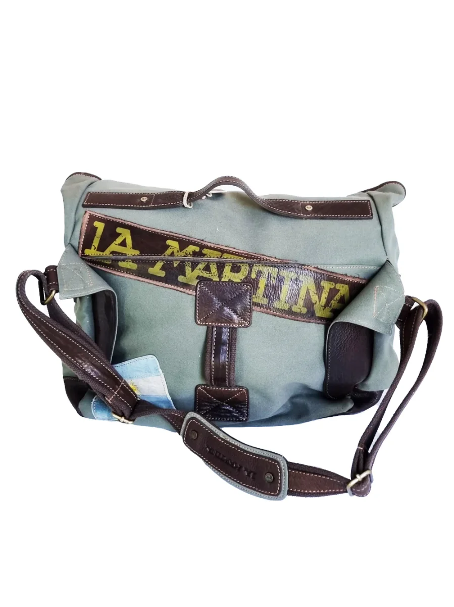 La Martina Weekend Bag Valigia Viaggio Porta Documenti Grigio Uomo - immagine 5