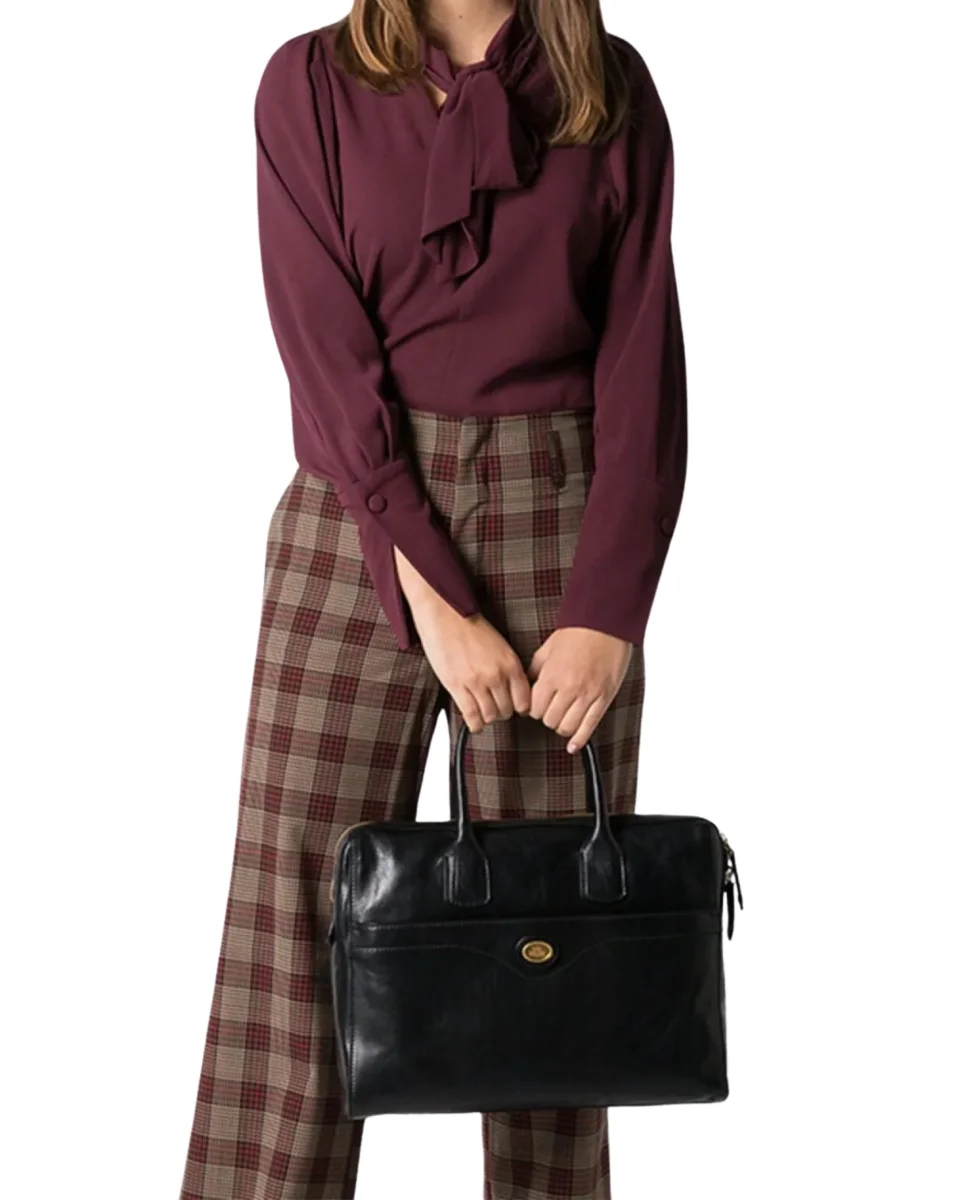 The Bridge Tracolla Spalla Cartella Porta Pc Viaggio Trolley Nero Donna - immagine 7