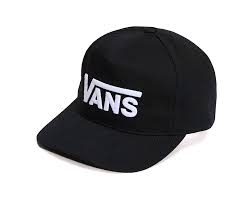 Vans Cappello Con Visiera Drop V Logo Snapback Cotone Nero Unisex
