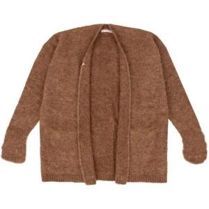 MAGLIA DONNA    BEIGE - CARDIGAN OPEN MAXI B  K28237