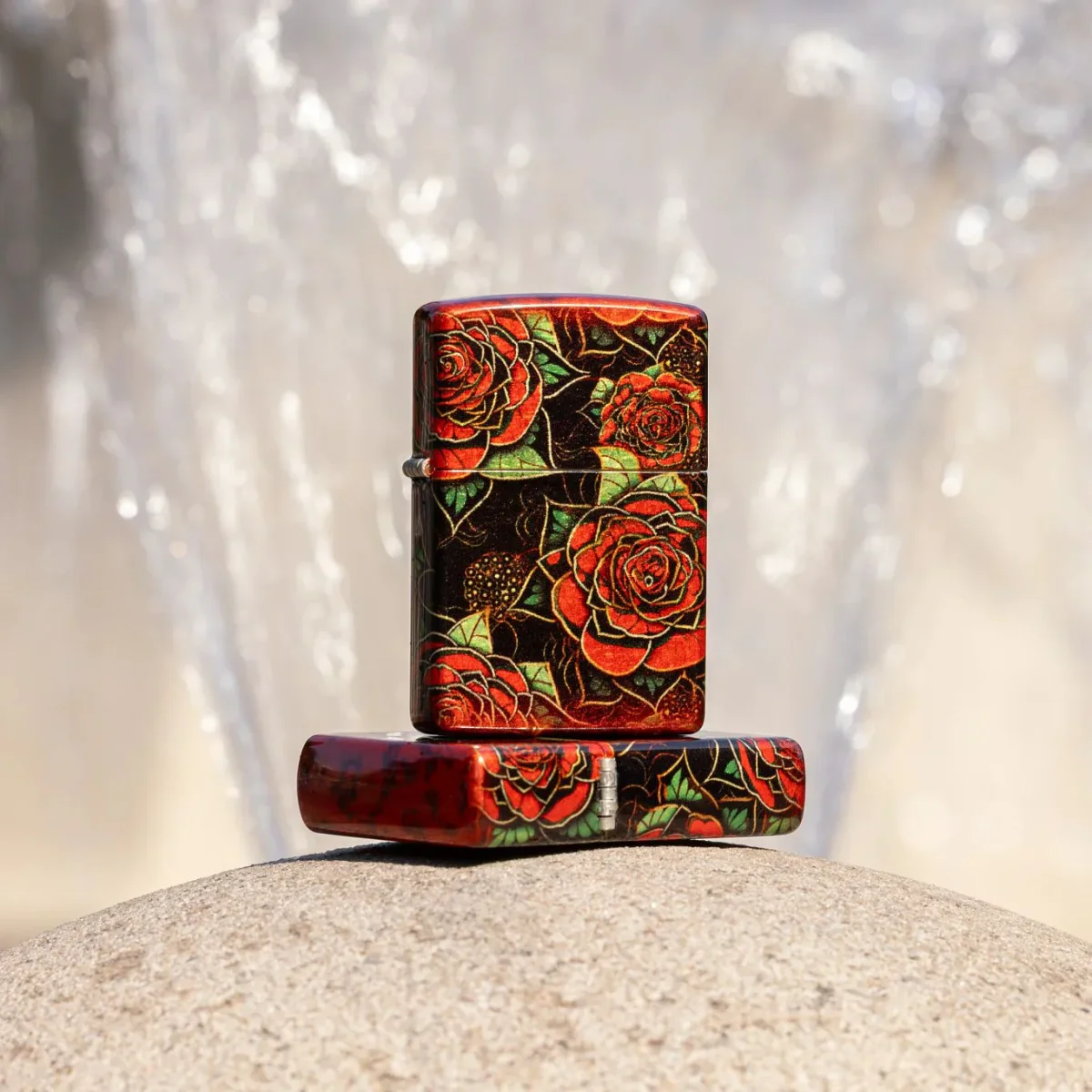 Zippo accendino Special Limited Edition 46849 roses bouquet tatoo 360° - immagine 3