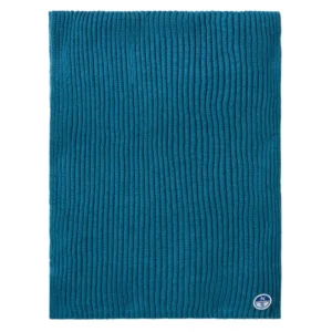 North Sails sciarpa costa logo ricamo patch 623286 verde acqua 0459
