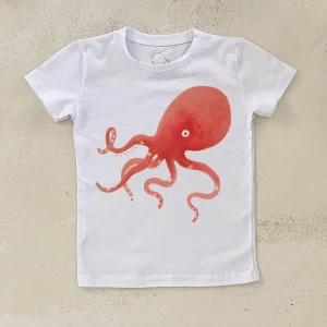 OCTOPUS ROSA - T-shirt per bambini