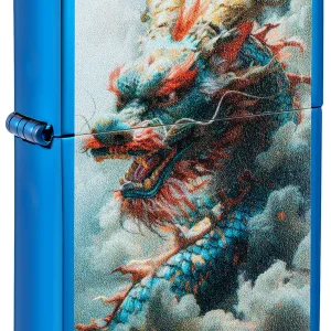 Zippo 46686 Mazzi drago blu Made in USA