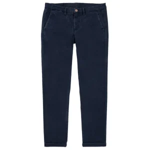 PANTALONE UOMO CHINO COTONE STRETCH - NAVY BLUE