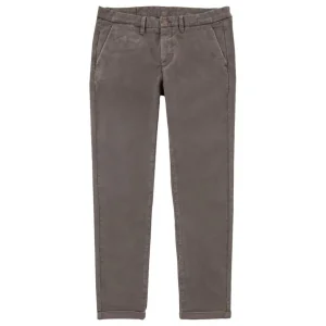 PANTALONE UOMO CHINO COTONE STRETCH - MUD