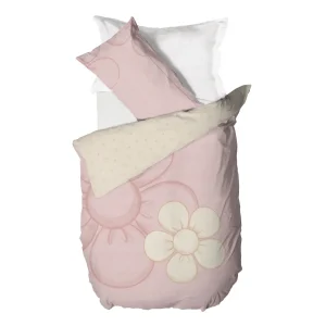 THUN Parure letto Copripiumino Singolo Iconic Elegance Daisy Pink rosa
