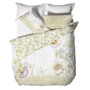 THUN Parure sacco Copripiumino Matrimoniale e federe 4 Bloom multicolor B201474