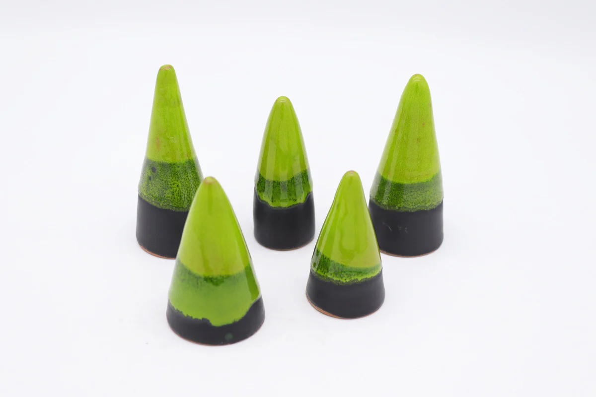 Porta anelli VERDE E NERO