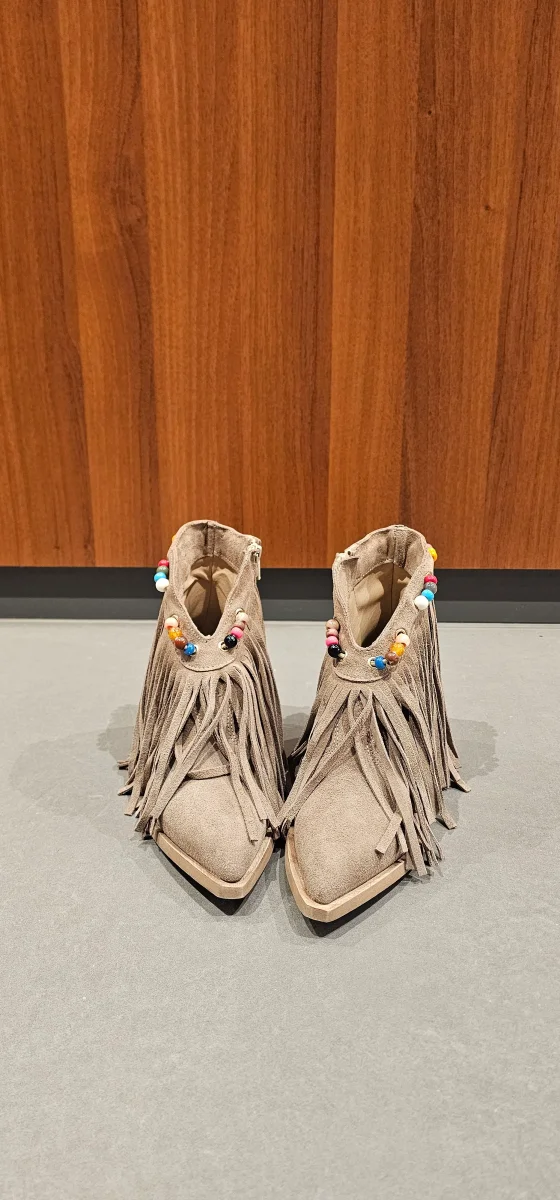 Stivaletti Stephan 18 Rainbow camoscio taupè - immagine 4