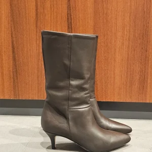 Stivali al polpaccio pelle testa di moro Agua Midi