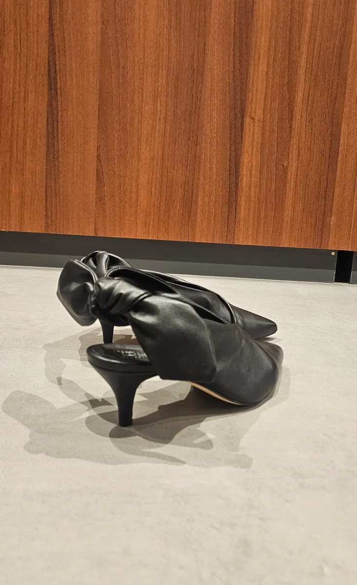 Chanel pelle nero con fiocco 2426 - immagine 4