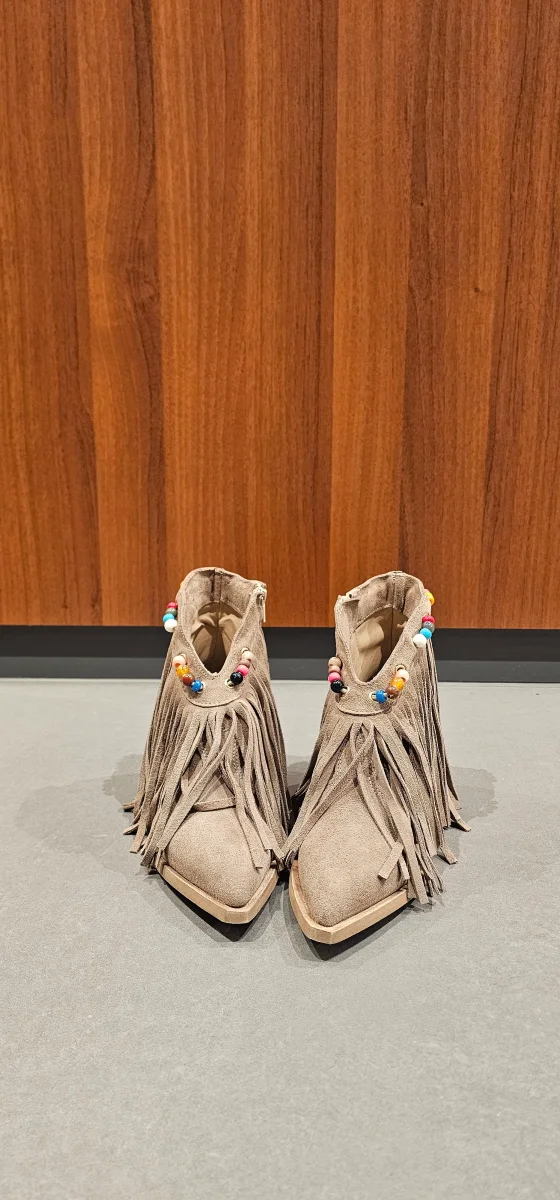 Stivaletti Stephan 18 Rainbow camoscio taupè - immagine 3