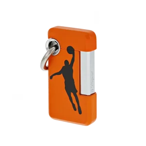 S.t.dupont accendino con portachiavi Inox Uomo Donna arancio basket Dunk-o 032027