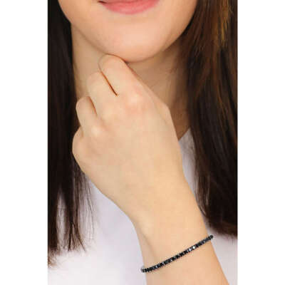 Brosway Bracciale Tennis in Acciaio e Cubic Zirconia Simbolo lucchetto Collezione Desideri BEI057 - immagine 3