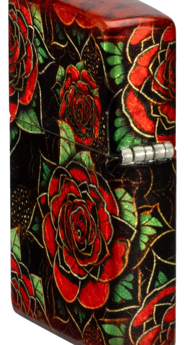 Zippo accendino Special Limited Edition 46849 roses bouquet tatoo 360° - immagine 5