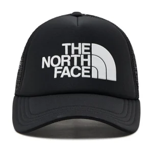 The North Face Cappello Trucker Logo TNF in Misto Cotone Nero Unisex
