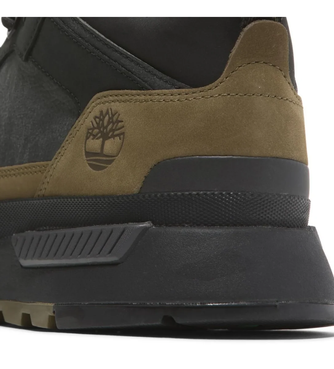 Timberland Scarpe Sneaker Uomo Field Trekker Tomaia in Pelle Verde Oliva - immagine 5