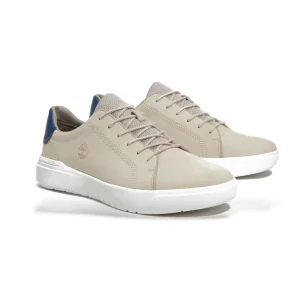 Timberland Scarpa Oxford Uomo Seneca Bay Sneaker in Pelle Beige Natural