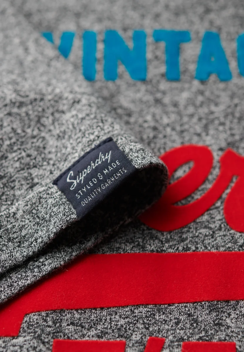 Superdry T-shirt Uomo Duo Vintage Logo in misto Cotone - immagine 5